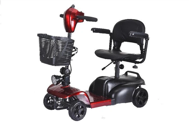 Four-wheel Electric Scooter High Stability Foldable Lightweight Electric Scooter Suitable For The Elderly And Disabled SL-001